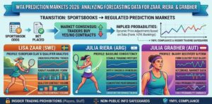 WTA Prediction Markets 2026: Analyzing Forecasting Data for Zaar, Riera, and Grabher
