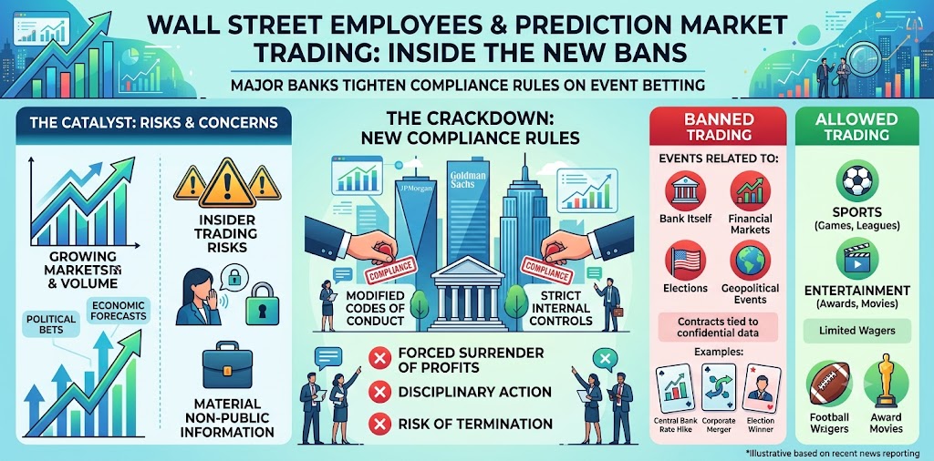 Wall Street Bans Staff from Prediction Markets