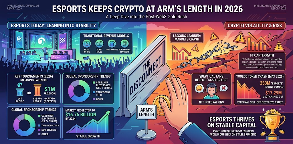 Why Esports Keeps Crypto at Arm's Length in 2026