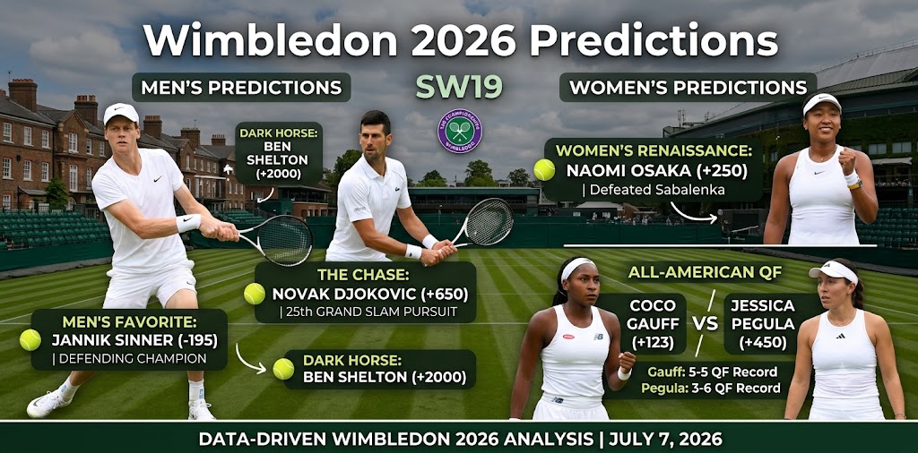 Wimbledon 2026 Predictions: Odds, Expert Picks, and Dark Horses to Watch