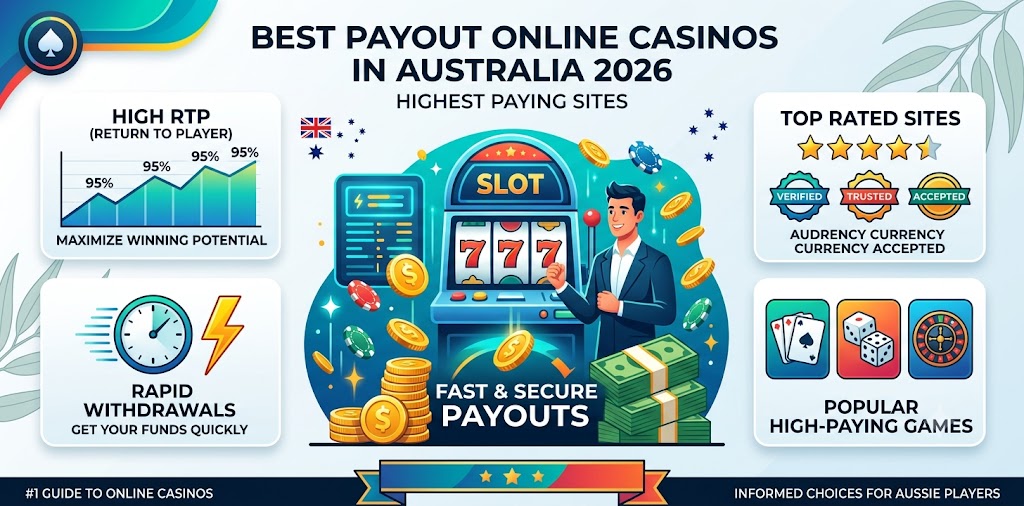 Best Payout Online Casinos in Australia 2026: Highest Paying Sites Verified
