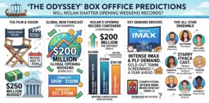 Will Christopher Nolan's 'The Odyssey' Shatter Opening Weekend Records?