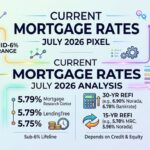 Current Mortgage Rates Stagnate in Mid-6% Range: July 2026 Analysis