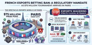 French Regulators Uphold Esports Betting Ban for $75M World Cup