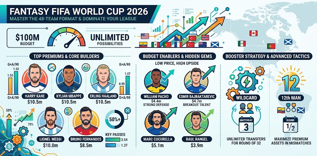 2026 FIFA World Cup Fantasy Tips: Best Players & Booster Strategy