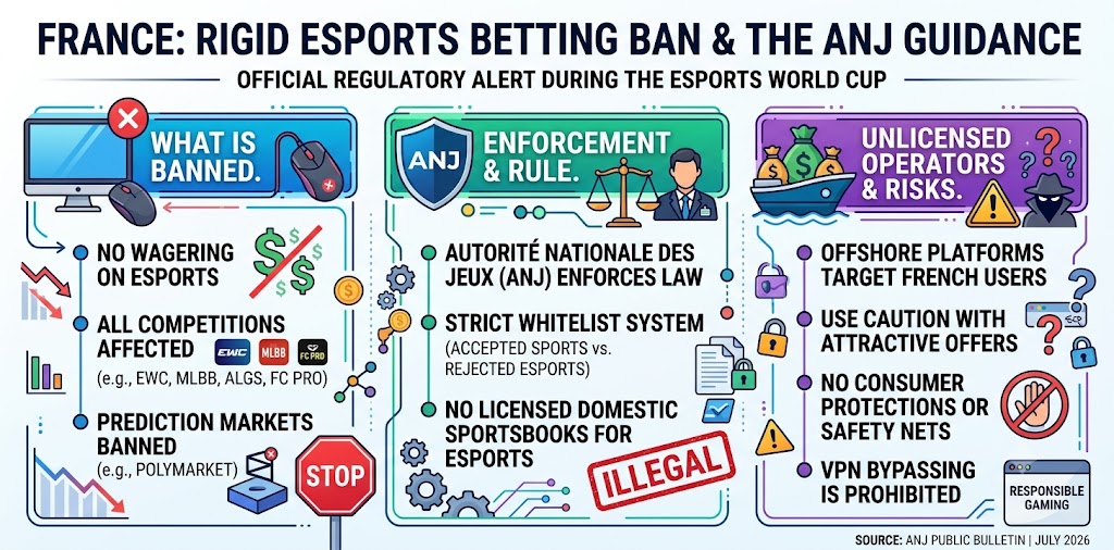 France Bans Esports Betting for $75M World Cup