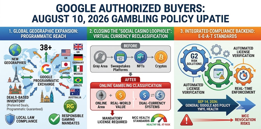 Google’s August 2026 Authorized Buyers Gambling Policy Update