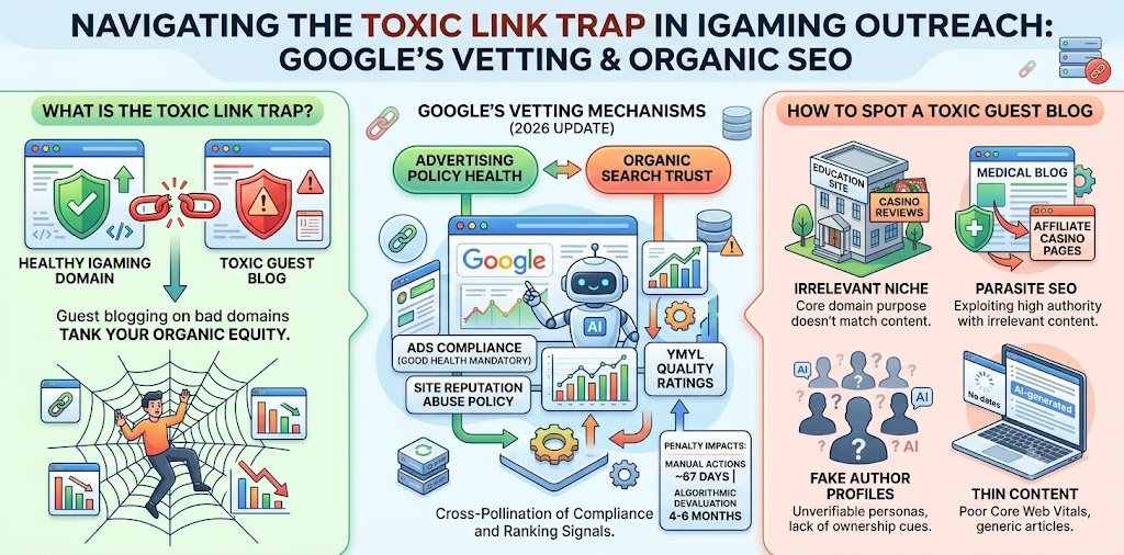 iGaming SEO: Avoid Google's Toxic Link Trap