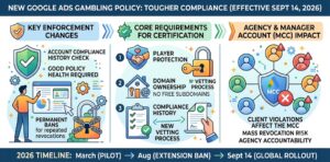 Google Tightens Gambling Ads Policy: Stricter Vetting Rules Hit Advertisers