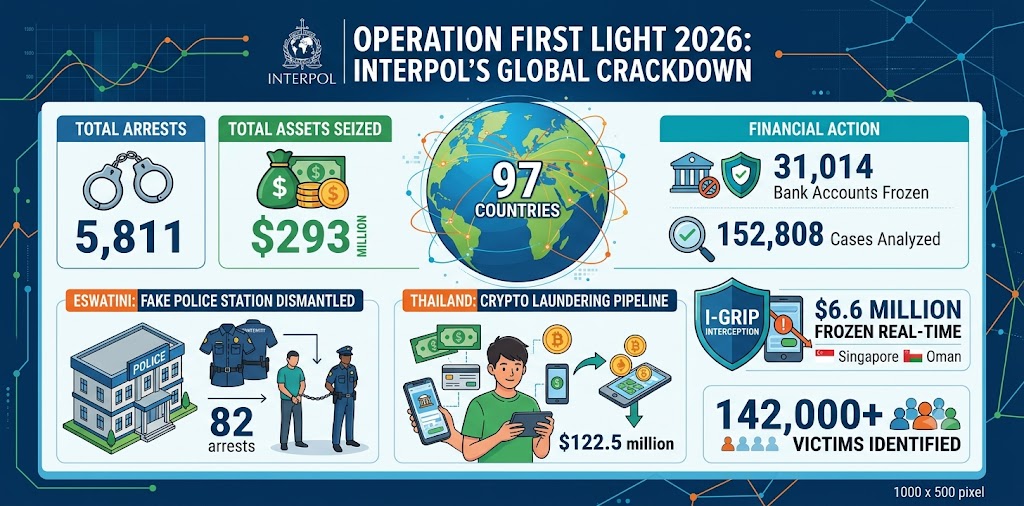 Operation First Light: Interpol’s $293M Global Fraud and Gambling Takedown