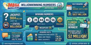 Mega Millions Winning Numbers for July 10, 2026: Did Anyone Win the $604M Jackpot?