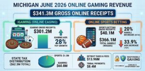 Michigan June 2026 Revenue: iGaming Carries The Market