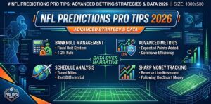 NFL Predictions Pro Tips: Advanced Betting Strategies and Data for 2026
