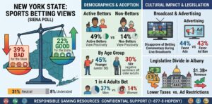 NY Poll: 39% Say Online Sports Betting Harms the State