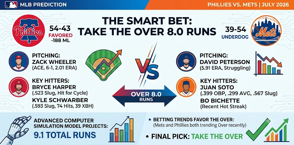 Phillies vs Mets Prediction: Odds, Picks, and Why the Over is the Smart Bet