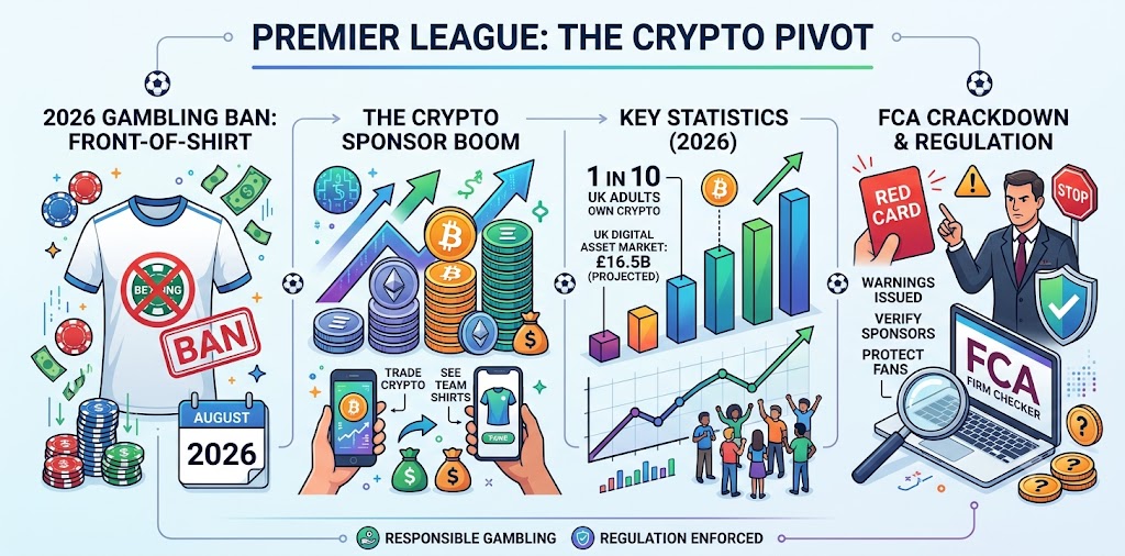 The Premier League’s Crypto Pivot: How the 2026 Gambling Ban Triggered an FCA Crackdown