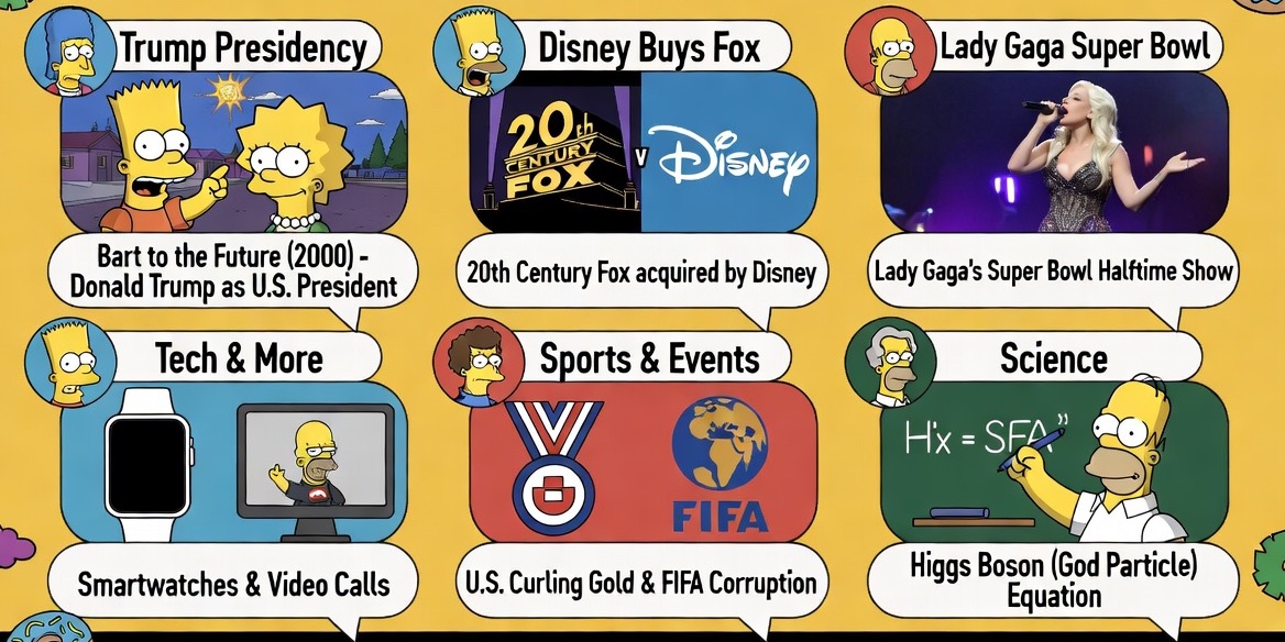 Simpsons predictions that came true