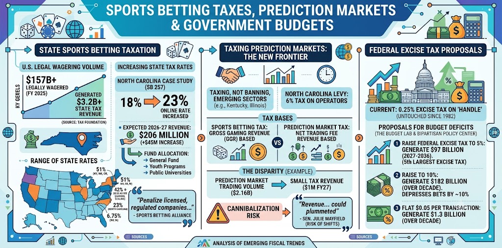 Sports Betting & Prediction Market Taxes: The 2026 Budget Impact