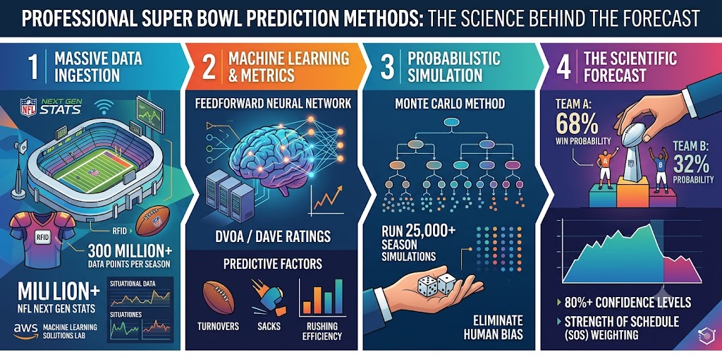 The Science of the Snap: How Professionals Predict the Super Bowl Using Machine Learning