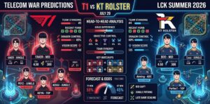 T1 vs. KT Rolster Predictions: LCK Summer 2026 Telecom War Odds & Game Analysis