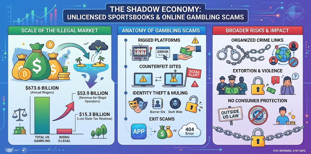 Unlicensed Sportsbooks: Inside the $673B Shadow Economy