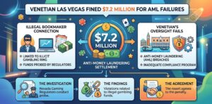 Venetian Hit With $7.2M Fine Over Illegal Bookmaker AML Failures