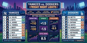 Yankees vs. Dodgers Friday Night Lights: Betting Odds, Lineups, and Ohtani’s Status