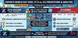 ZETA DIVISION vs JD Gaming Predictions: TFT Esports World Cup 2026 Meta Analysis