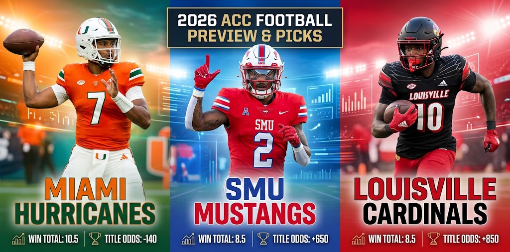 2026 ACC Football Preview & Predictions: Expert Title Odds, Win Totals, and Best Bets for Miami, SMU, & Louisville