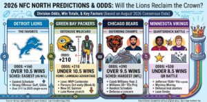 2026 NFC North Predictions & Odds: Will the Lions Reclaim the Crown?