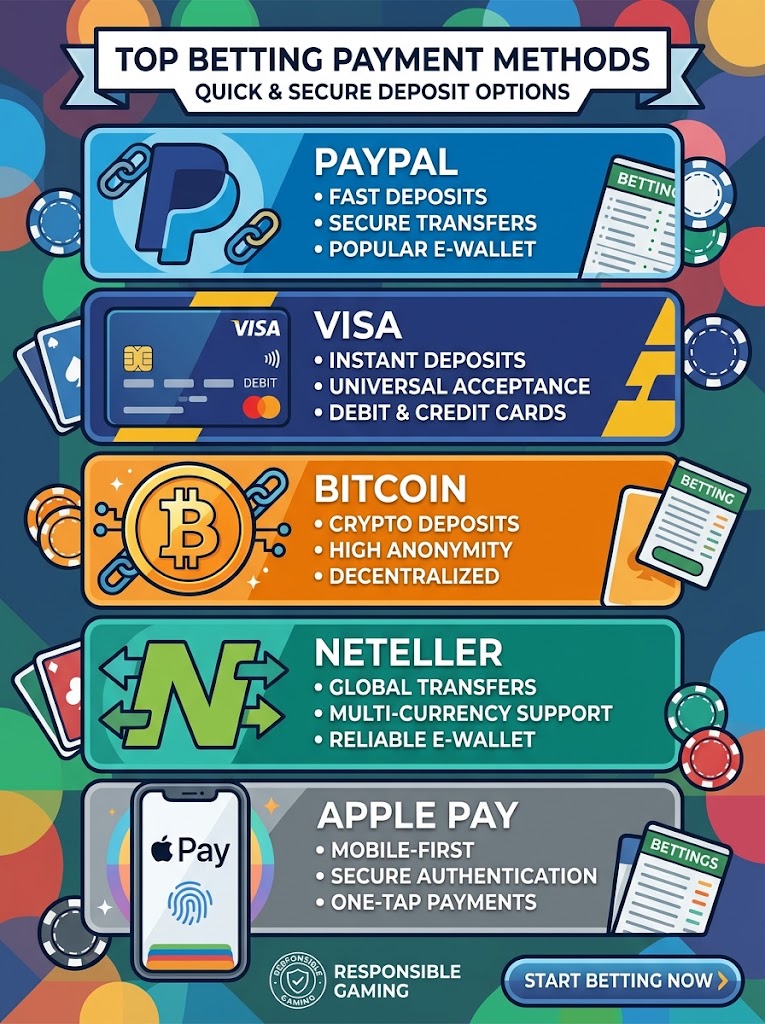 Best Online Betting Payment Methods: A Complete Guide for 2026
