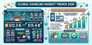 Casino Gaming Equipment & Online Gambling Market Trends 2026