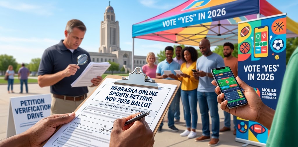 Nebraska Online Sports Betting 2026: Ballot Push Advances Despite Signature Probe