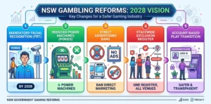 Sweeping NSW Gambling Reforms Target Pokies, Ads, and Mandate Facial Recognition by 2028