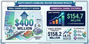 SD Gambling Turnover Surpasses $150M Milestone & Tribal Records