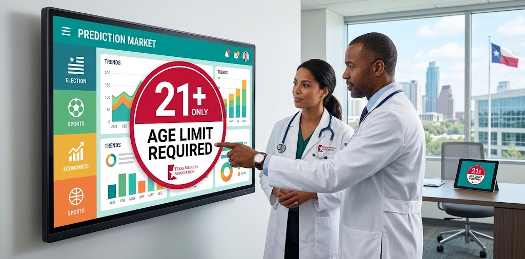 Texas Doctors Urge 21+ Age Limit on Prediction Markets