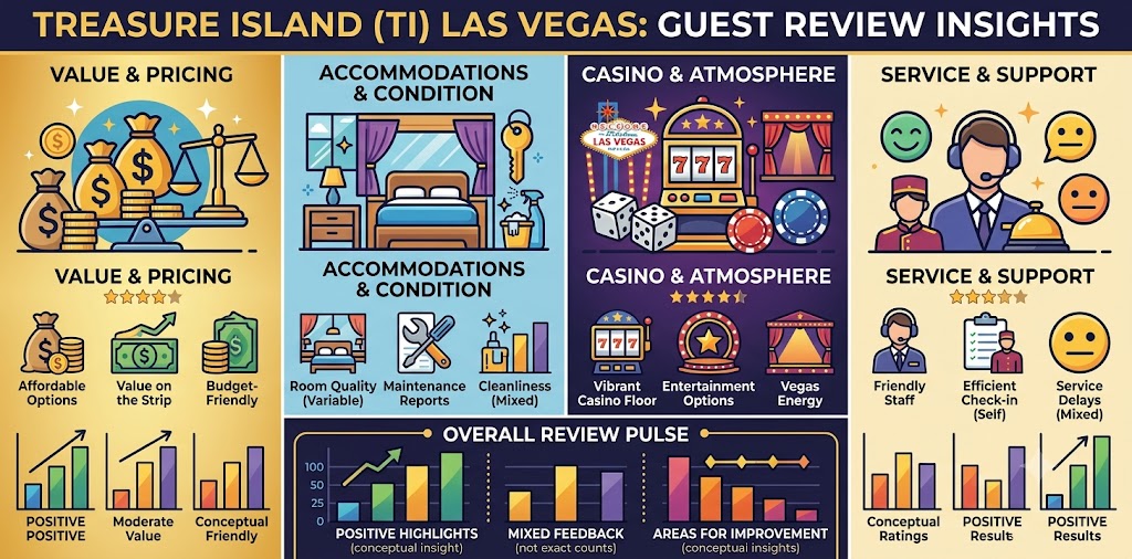 Treasure Island (TI) Las Vegas Reviews: Real Guest Feedback & Analysis