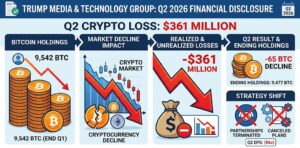 Trump Media Reports $361 Million Crypto Loss in Q2 SEC Filing