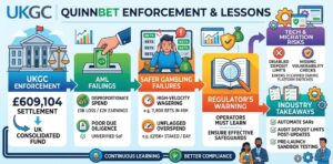 UKGC QuinnBet Settlement: Regulator Warns Operators Over AML & Safer Gambling Failures