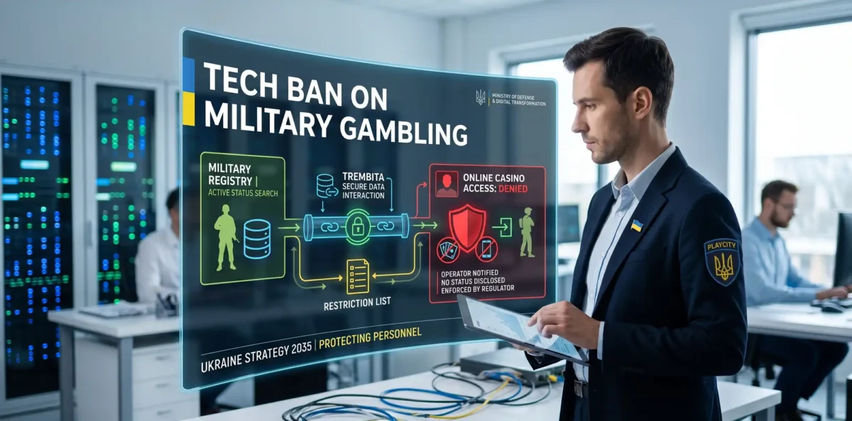 Ukraine’s 2035 Strategy: PlayCity's Automated Tech Ban on Military Gambling