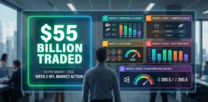 $55 Billion Traded on Polymarket in 2026: The 5 NFL Week 2 Markets Generating the Most Action Right Now
