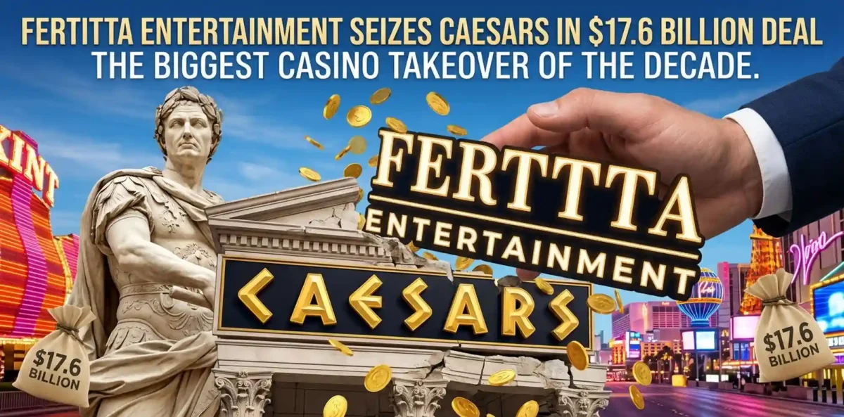 Fertitta Entertainment Seizes Caesars in $17.6 Billion Deal — The Biggest Casino Takeover of the Decade