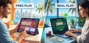 Online casinos : Free Play vs. Real Play in Florida