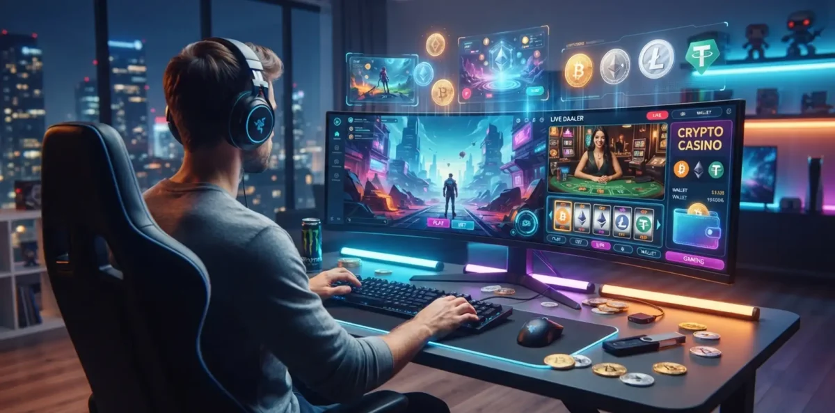 Online gaming meets crypto casinos