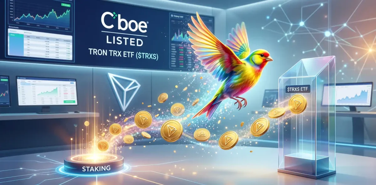 Canary Staked TRX ETF Launches on Cboe: How the New Tron ETF Pays You to Invest