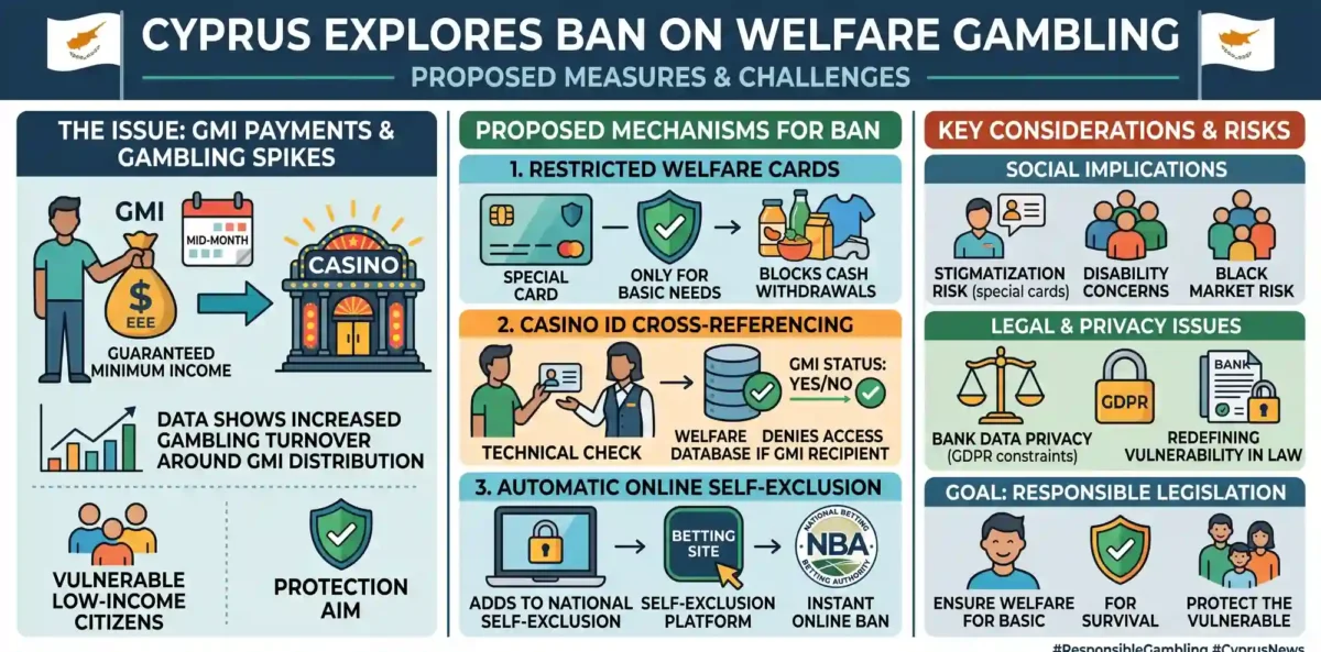 Will Cyprus Ban Welfare Gambling? New Laws Aim to Protect Vulnerable Citizens
