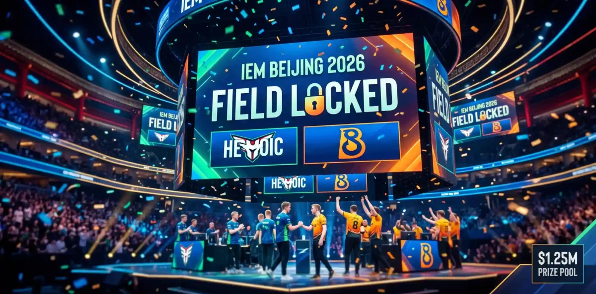 IEM Beijing 2026 Field Locked: HEROIC, B8, and TYLOO Secure Final Spots